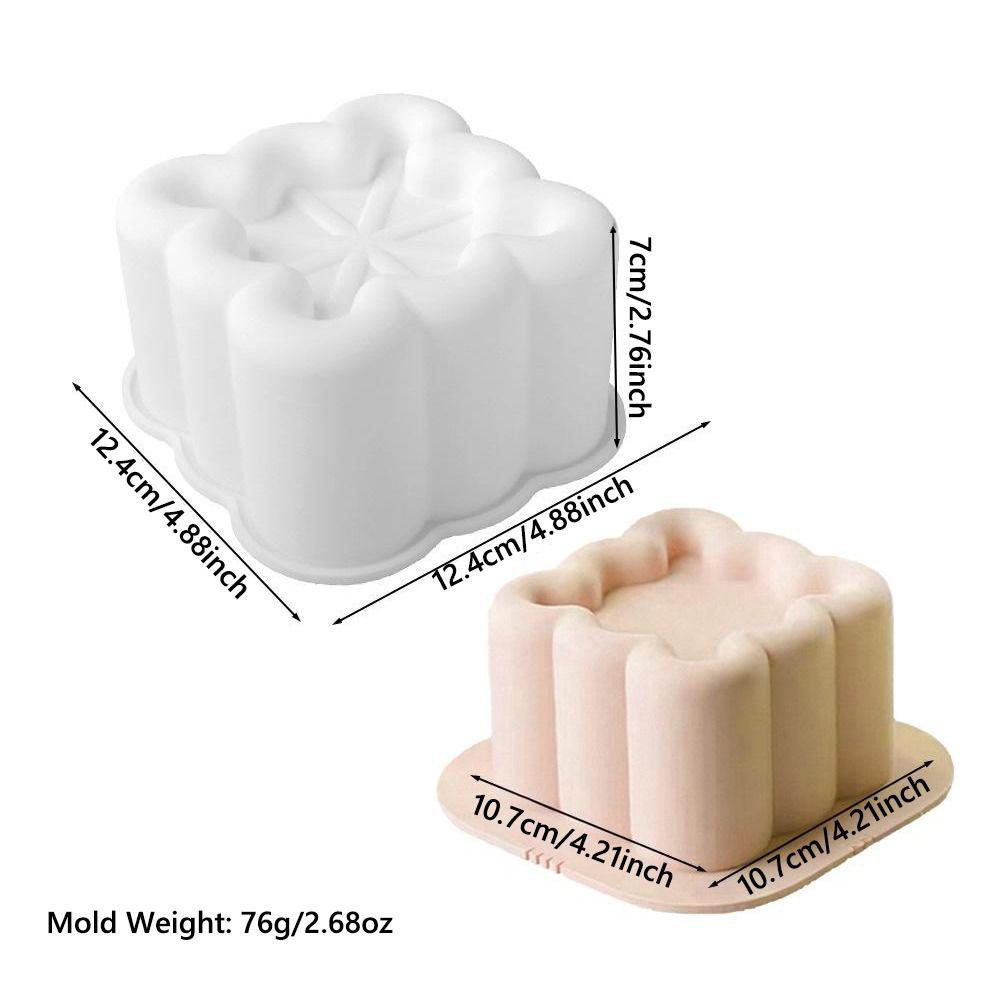 Star Shape Silicone Baking Moulds Flower Shape Mousse Cake Mold Pudding Kitchen Tool  For Baking