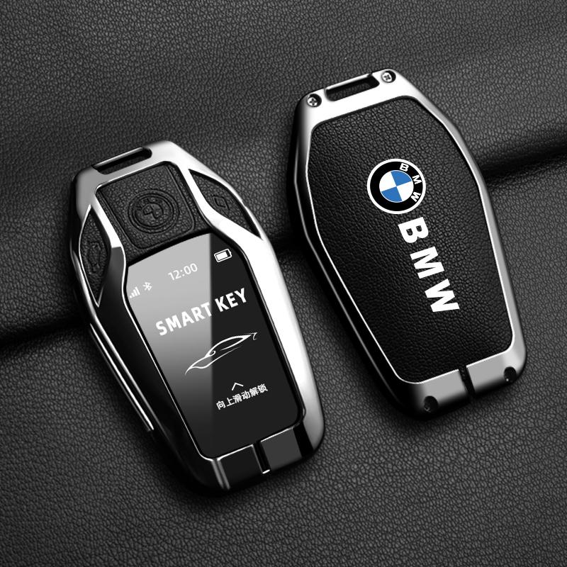 BBIZ5 Полностью закрывающийся чехол для ключа автомобиля со светодиодным дисплеем, чехол-сумка для BMW 5 7 серии G11 G12 G30 G31 G32 i8 I12 I15 G01 X3 G02 X4 G05 X5 G07 X7
