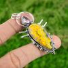 Natural Bumble Bee Jasper Gemstone Jewelry 925 Sterling Silver Pendant For Women