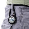 JEWELRYWE Pocket Nurse Digital Carabiner Watch Snap Attachment Watch, Watch, Display, Watch, Keychain, Unisex, Snap, Simple, Bag/Pocket (Matte Black)