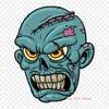 Dibujos De Zombies Animados Drawing Zombie Iron On Heat Transfer Printing Vinyl Patches Sticker for Clothes DIY Appliques Washable Patches