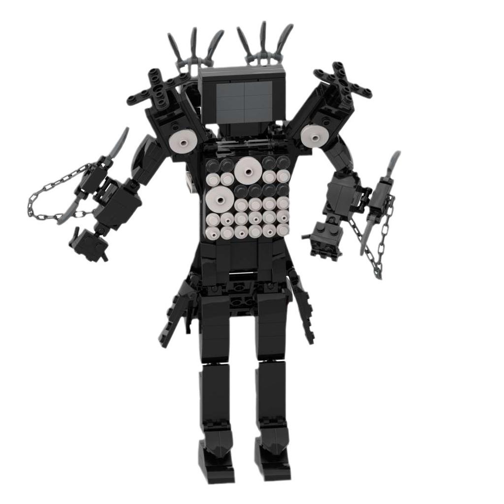 Titan Television New People Toy With Toilet People And Surveillance People Compatible With Diy Blocks Building