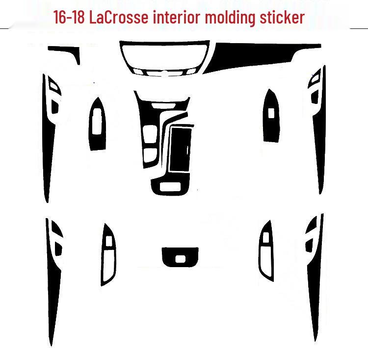 Carbon Fiber Shift Lever Trim for 2016-2019 Buick LaCrosse Interior