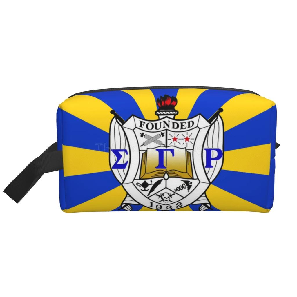 Sigma Gamma Rho 1922 Сумки для хранения Большой емкости Дорожная косметичка для женщин и девочек Косметички для мужчин Водонепроницаемая косметичка