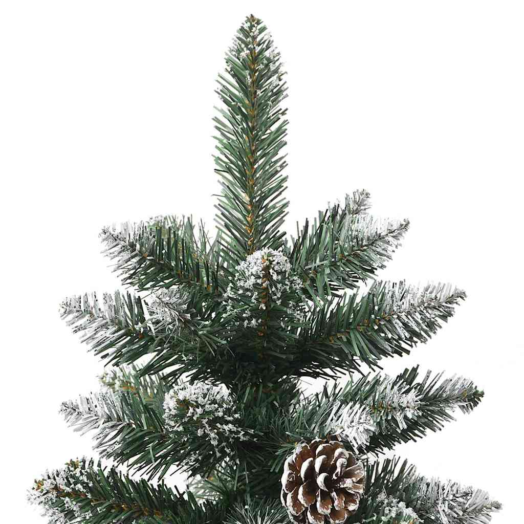 Artificial Christmas Tree with 300 LEDs and Stand Green 240 cm