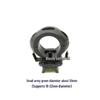 Helmet-Compatible Flashlight Mount for Cycling Accessories