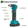 Newbeny Electric Auto Hammer Drill Screwdriver Angle Adjustable Cordless Efficient Power Tool For 18V-21V Battery