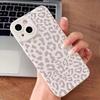 Минималистичный серый чехол для телефона с леопардовым принтом для iPhone 16 15 14 Pro Max 13 12 11 XS X XR 7 8 Plus 16, ударопрочный бампер