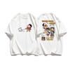New Japanese Anime Crayon Shin-chan Pattern Printed Cotton T-shirt Cute Fashion Style Couple Short-sleeved T-shirt Tops