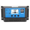 Cuque Contrôleur Solaire 30A Contrôleur De Charge Solaire LCD 30 A Identification Automatique 12 V 24 V Contrôle PWM Entièrement