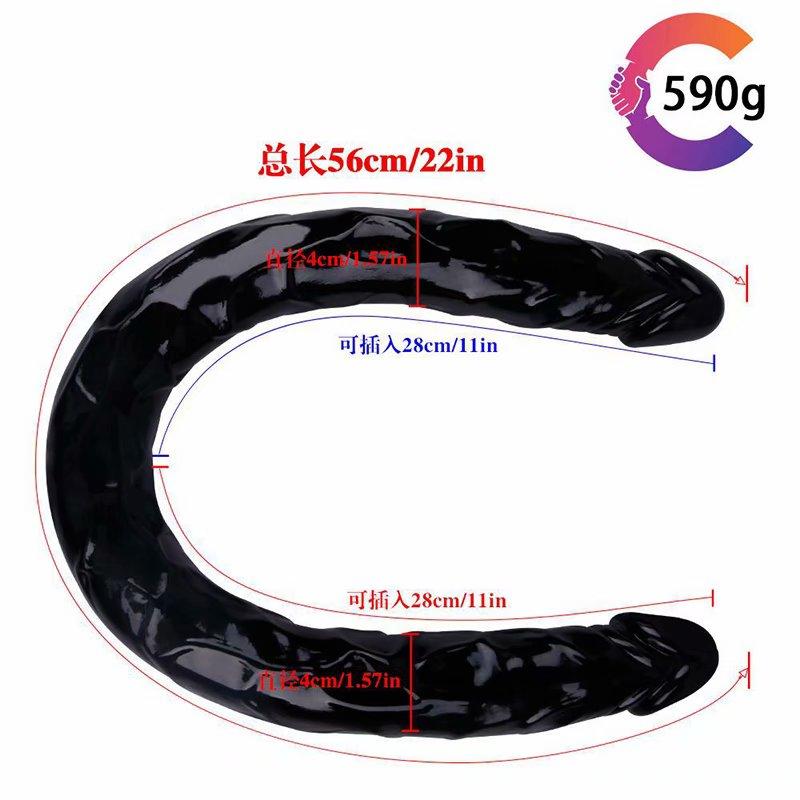 Huge Dildo 21/43/56cm Super Realistic Soft Penis Double Heads Sex Toys for Women Men