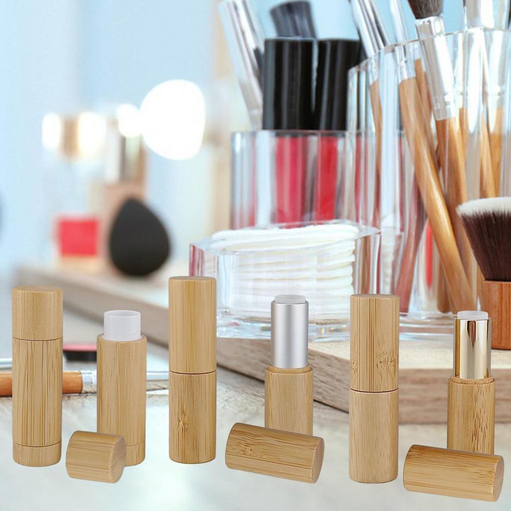 Sleek Lipstick Container Set for DIY Lip Balm And Gloss - Travel-Friendly