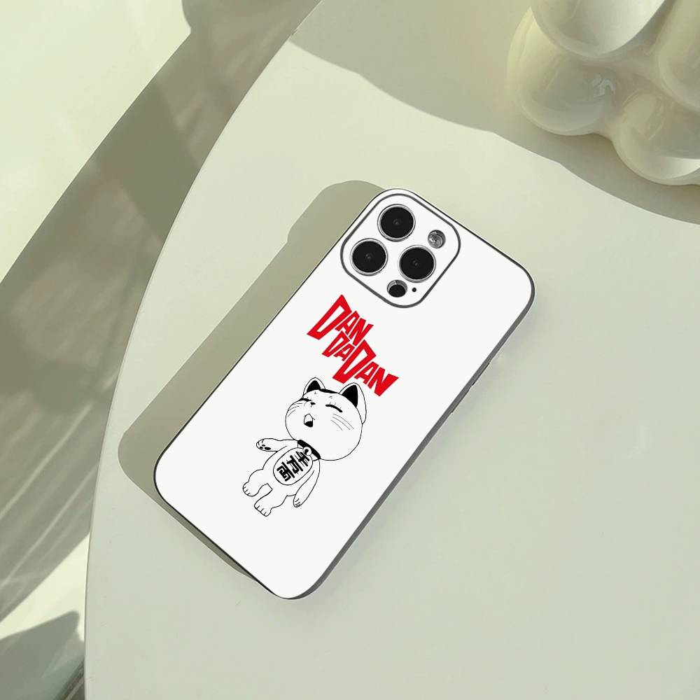 Чехол-бампер Dan-da-dan Turbo для iPhone 17,16,15,14,13,12,11 Pro Max, Легкий и практичный, Мягкий черный