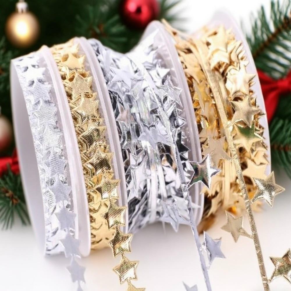 Искусственная звезда декоративная лента ПУ кожа звезда упаковочная подарочная коробка лента букет