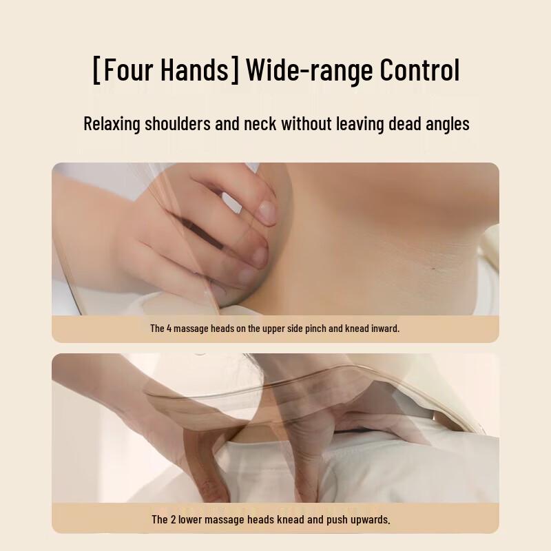 SKG H5 Luxury Neck & Shoulder Massager with Heat CN plug (adapter included)