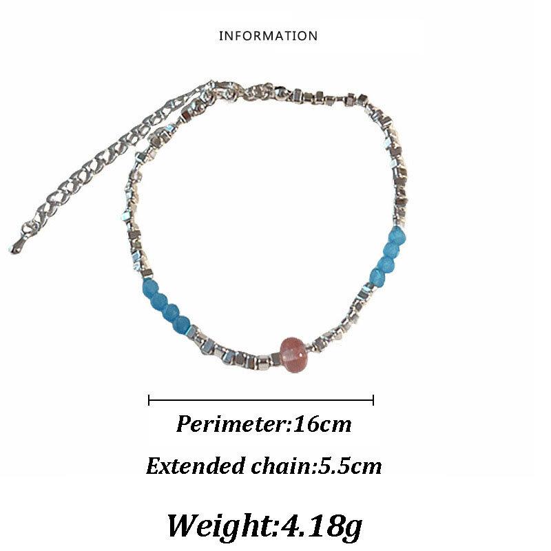 Сломанный серебряный браслет из искусственного жемчуга, модный шарм для женщин, INS, круглые браслеты из бисера, индивидуальный дизайн для девочек, небольшой дизайн, нерегулярный крой, вечерние ювелирные подарки