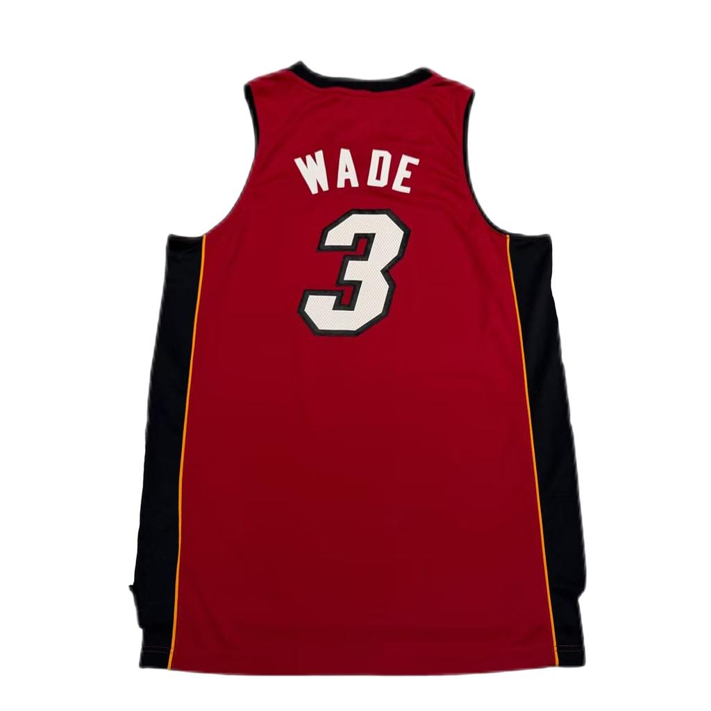 adidas Баскетбольная майка NBA Wade Heat 3 Swingman Fan Edition с V-образным вырезом, без рукавов, унисекс, 7912A-3B6-K9549
