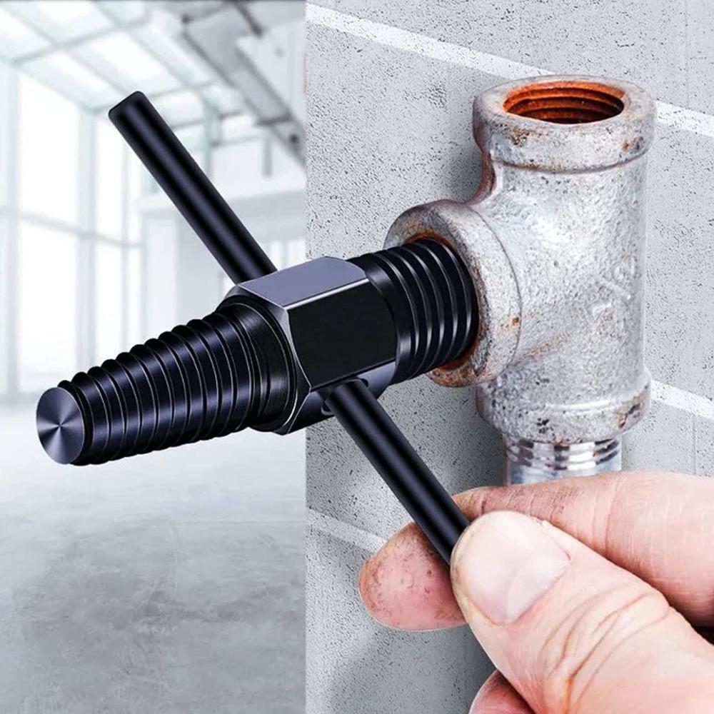 Tap Faucet Triangle Valve Broken Wire Extractor Damaged Screw Double Head Pipe Bolt Remover