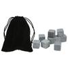 Whiskey Stones 2cm Granite Whiskey Ice Tart Stone Flannel Bag Set Gift for Whiskey Gin Wine Vodka with Flannel Bag 9