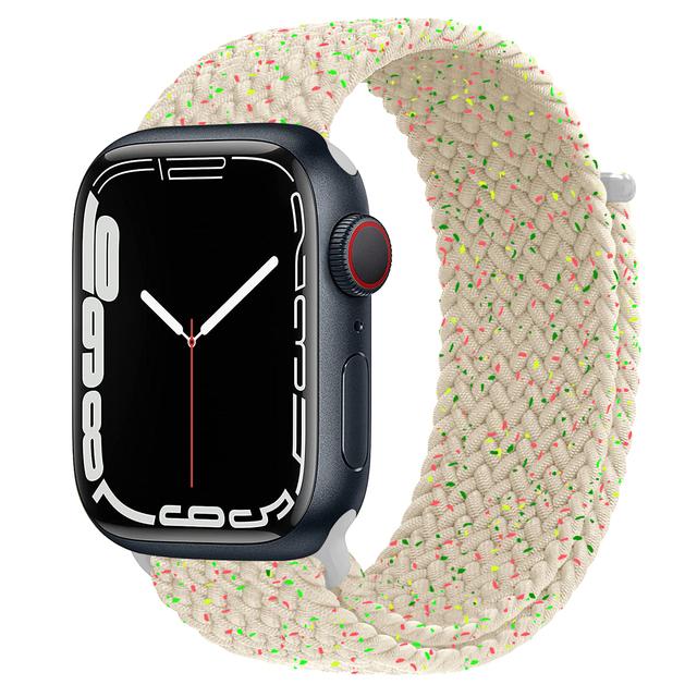 Ремешок для Apple Watch 44 мм 40 мм 45 мм 41 мм 42 мм ultra 49 мм correa Плетеный браслет Solo Loop Apple watch series 7 3 5 se 6 8