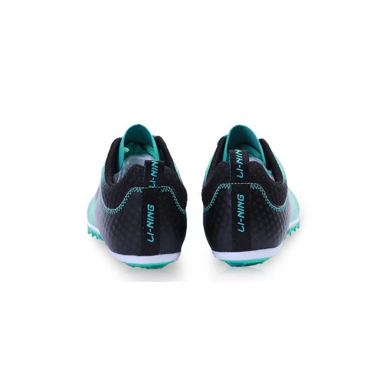 Li Ning Сетчатые, Синтетическая кожа Устойчивые к истиранию Дышащие Упругие Низкие Кроссовки для бега Унисекс Зеленый Черный LJJO118-4
