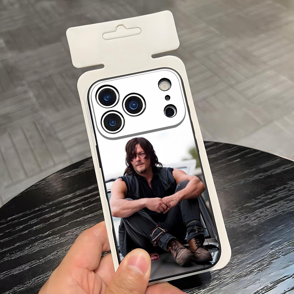 The W-Walkings D-Dead Daryl Dixon Phone Case For IPhone 17 Air 16 E Pro Max 15 14 13 Mini 12 Pro 11 Max Plus Black Soft Shell