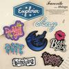DIY Patch Sticker Clothing Accessories Luggage Accessories Embroidery Patch Cloth Sticker