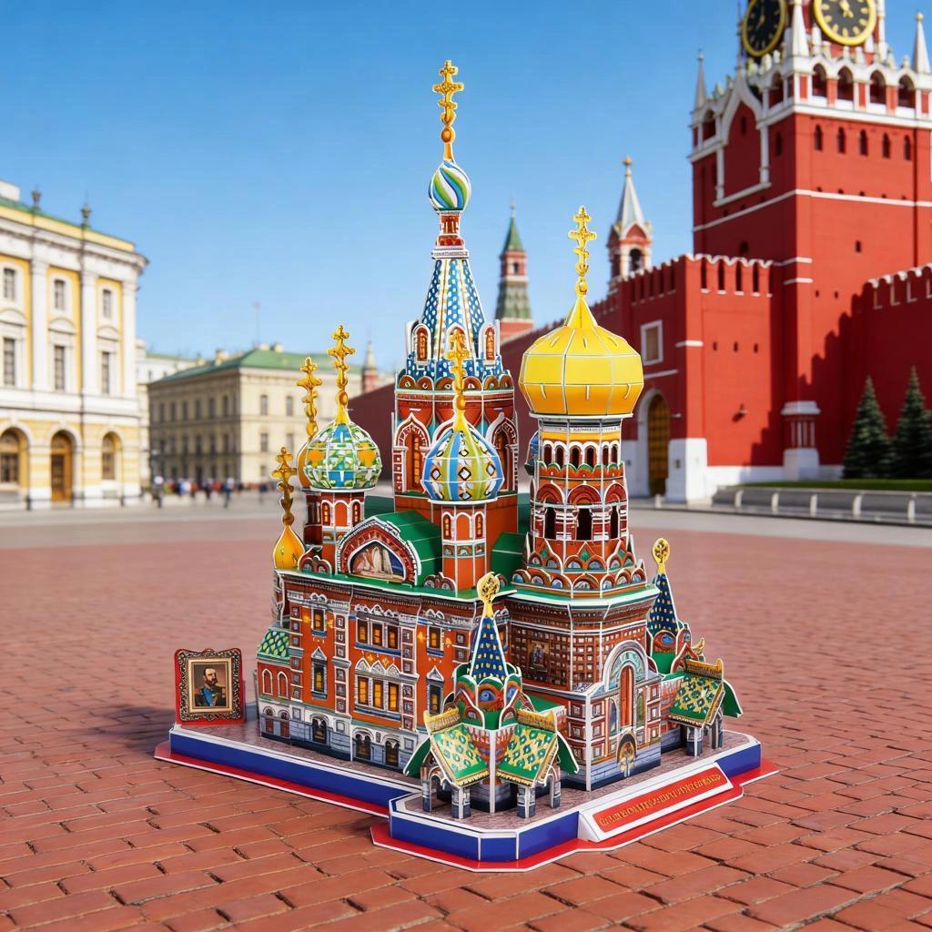 Набор строительных блоков «Церковь/Тауэрский мост» Историческая архитектурная модель для демонстрации Образовательная игрушка для домашнего декора
