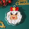 Cartoon Christmas Hanging Hand Towels Thickened Children's Small Towels  Holiday Party Decor