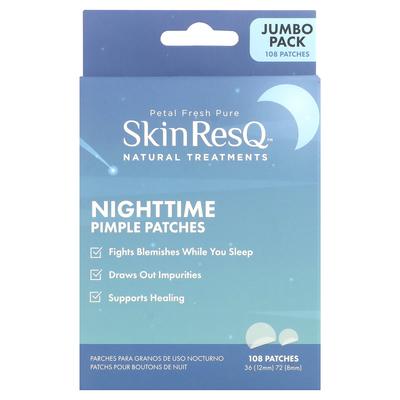 Petal Fresh, SkinResQ™, Ночные пластыри от акне, 108 пластырей