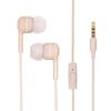 Owltech Stereo Earphones Compatible with 10mm Driver Button Baby Pink Hands-Free Multi-Function OWL-EPMC02-BP