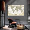 Decorative Hanging Picture Retro World Map Posters Education Printing Wall Art Pictures Painting Office Home Decoration