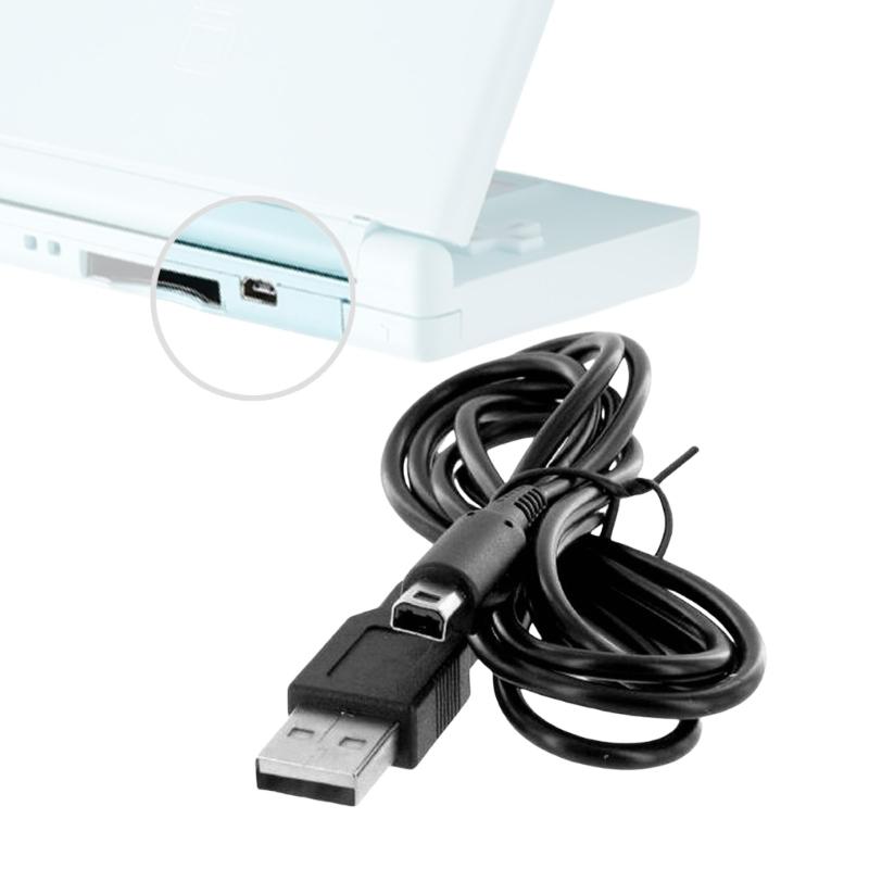 Высокоскоростной USB-кабель для зарядки, адаптер питания, провод для игровой консоли 3DS XL/LL, удобный для путешествий.