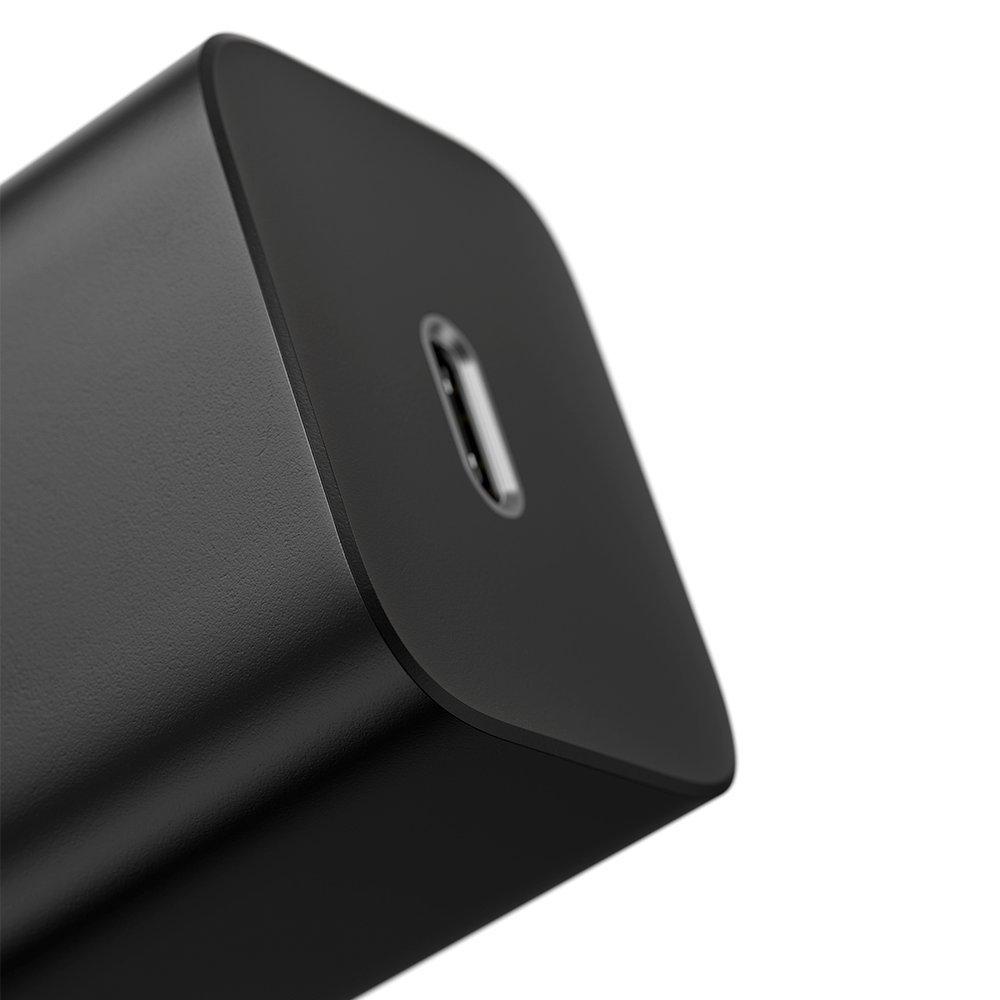 Super Si 1C Usb-C 20W Power Delivery Fast Wall Charger Black