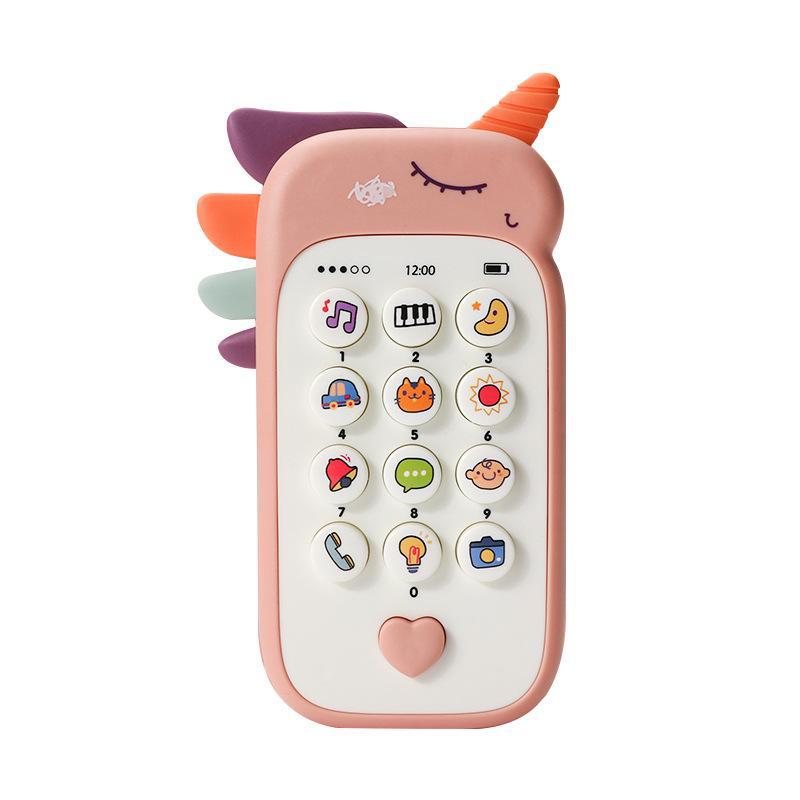 Multifunctional Educational Toy Phone for Children - Chewable Music and Story Machine for Early Learning, Suitable for Boys and Girls.