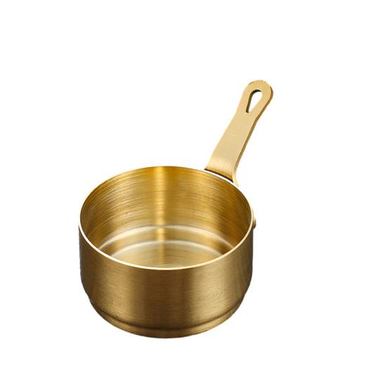 Stainless Steel Sauce Cup with Handle Reusable Metal Dipping Cups Small Condiment Server for Ketchup Appetizers Soy Sauce