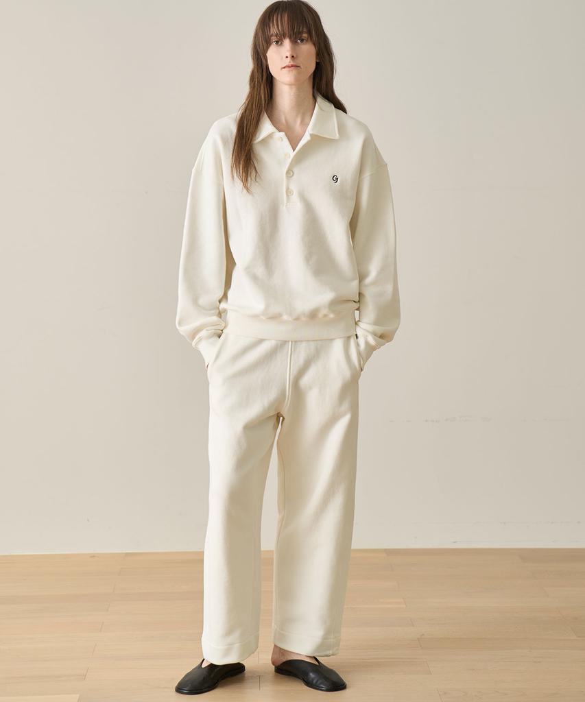 GRIDAJ Barrel Trousers _ White