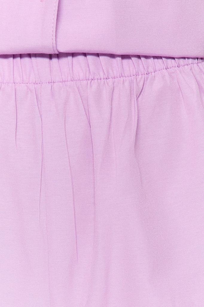 Women's Fashion Green Terrycotton Shirt-Shorts Woven Pajama Set