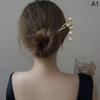 Vintage Chinese Style Hanfu Hair Stick Women Metal Flower Hair Fork Hair
