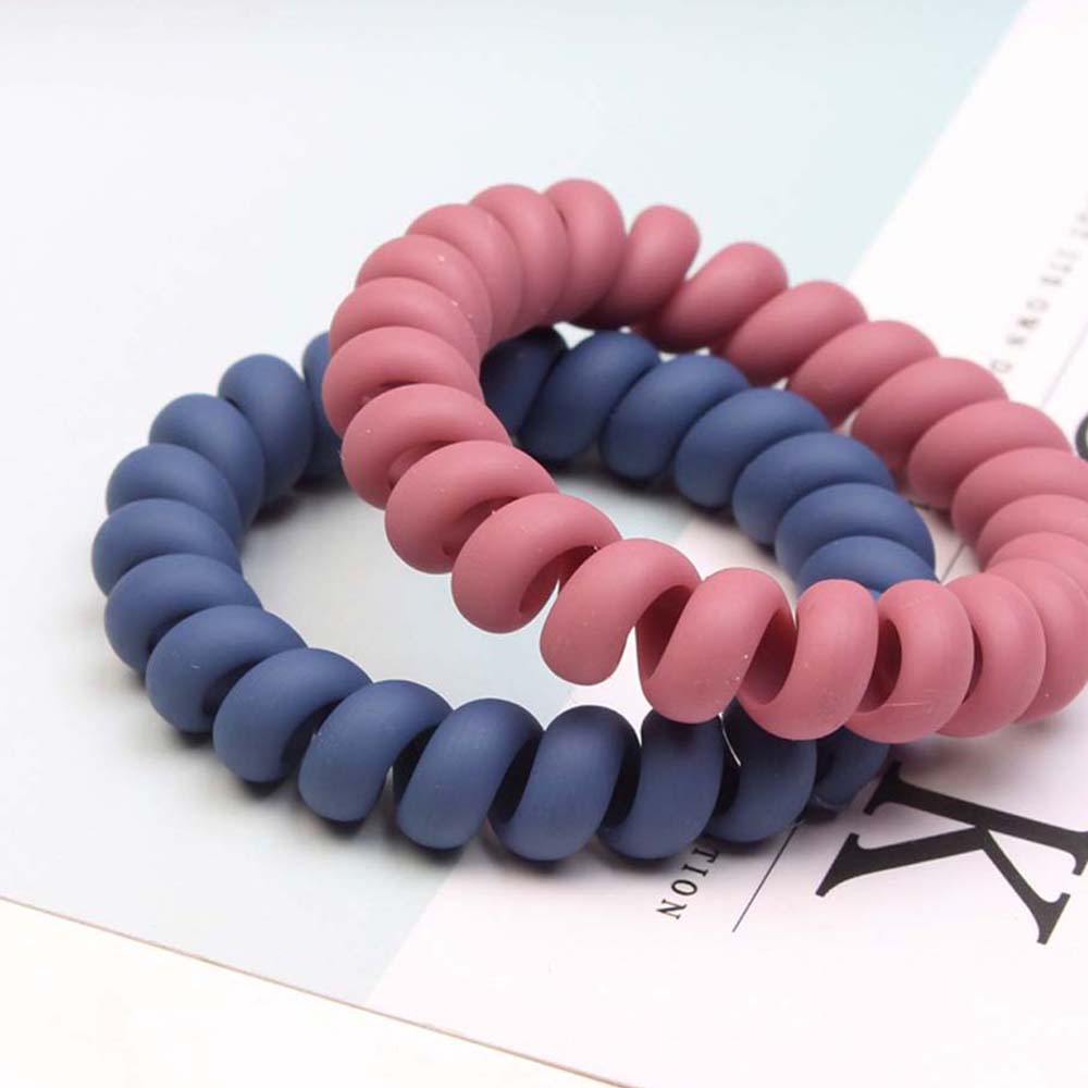 Головные уборы 5 шт. Матовый матовый цвет Женские резинки для волос Веревка для волос Резинки Повязки для волос