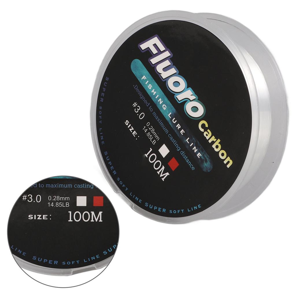 100 м сверхпрочная нейлоновая рыболовная леска для ловли карпа износостойкая плетеная основная леска для ловли карпа #3.0