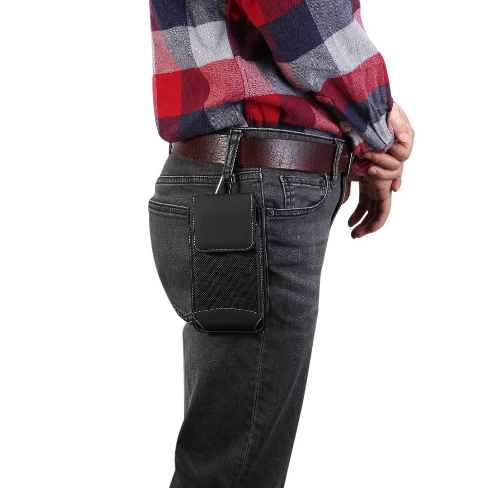 Phone Case For Xiaomi 14T Pro Oxford Leather Belt Clip Holster Waist Bag For Xiaomi Mi 14 T 13T 12T 11T 10T Pro Universal Pouch