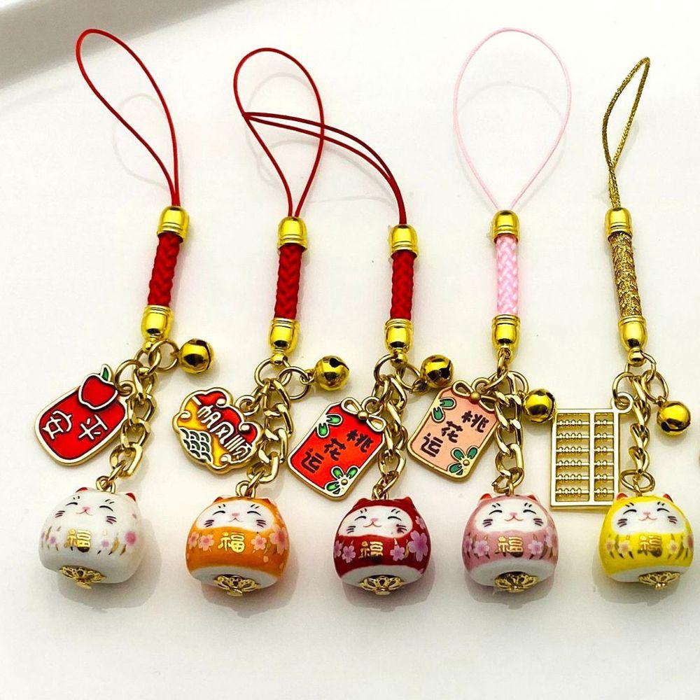 Key Accessories Phone Lanyards Charm Bag Pendant Korean Style Key Ring Bag Accessory Cute Key Chain