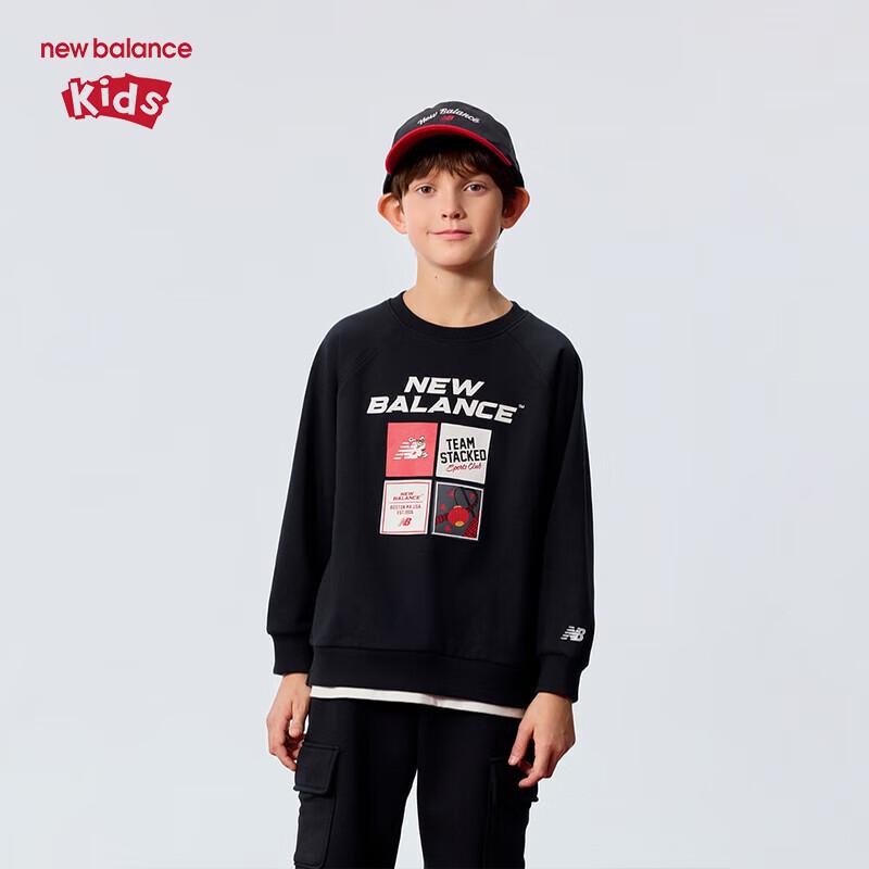 New Balance Kids' Faux Two-Piece Sweatshirt