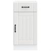 Kitchen Base Cabinet Lucca White Particleboard