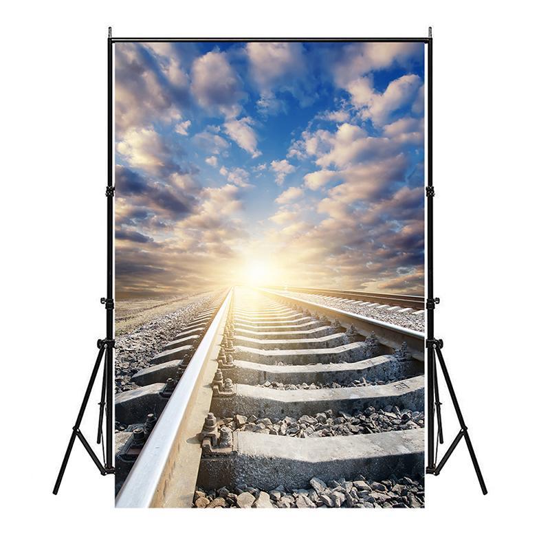 Railway Landscape Backdrop for Studio,Live Streaming,Parties Decor,Bedroom,Office,Background Tapestry