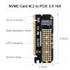 M.2 To Pcie X16 Adapter Card Pci-e To M.2 Convert Adapter NVMe SSD Adaptor M2 M