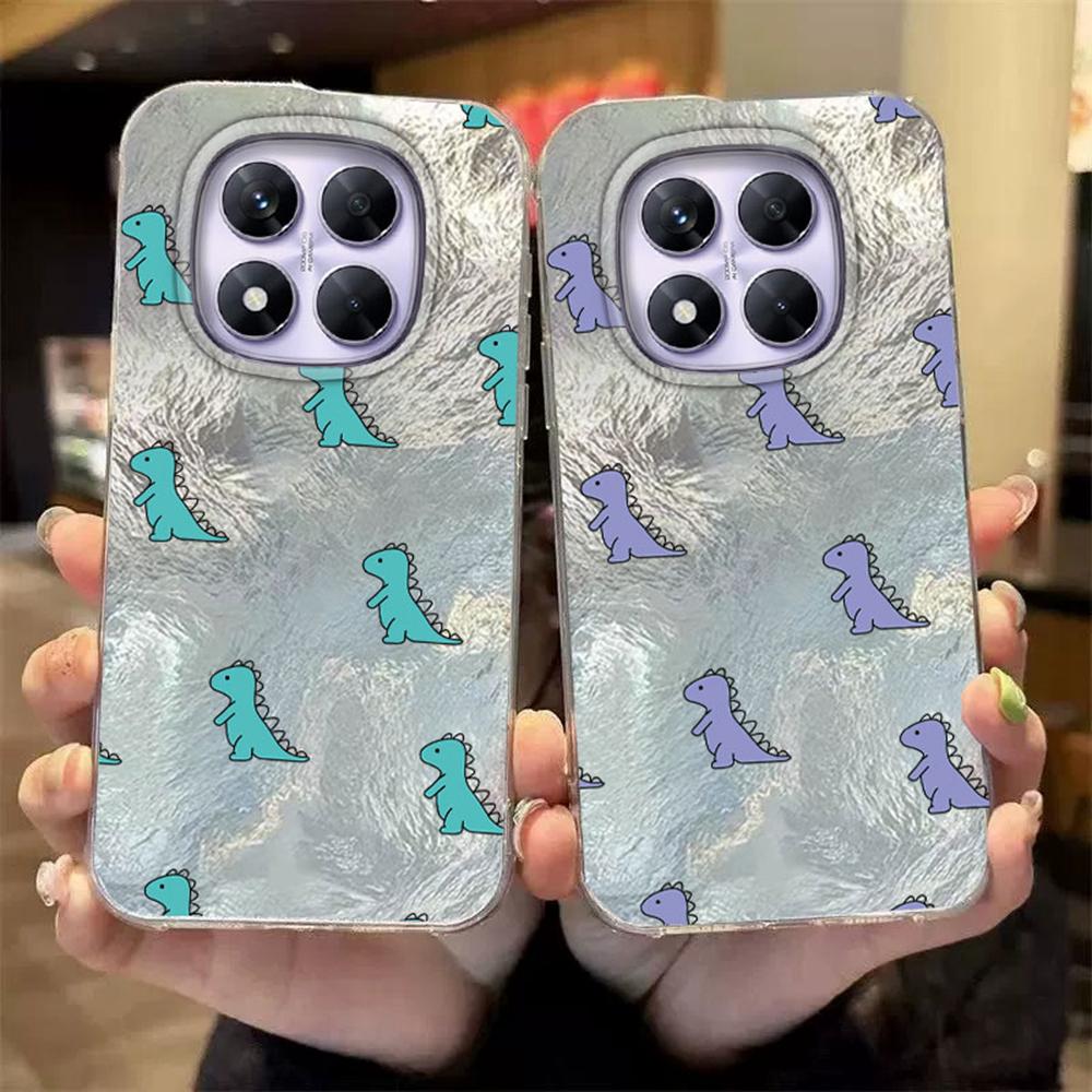 Красочный градиентный белый бабочка леопард принт любовь для Xiaomi Redmi Note 14 Pro 5G чехлы для телефонов крышка мягкий силиконовый бампер жесткая ПК задняя крышка