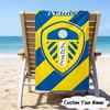1PC Custom Name Beach Towel Leeds Crest Beach Towel, Suitable for Camping, Travel, Beach Accessories, Super Absorbent, Family Gift