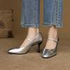 Krazing Pot Модные туфли из коровьей кожи весна-осень на шпильках с пряжками на ремешках женские туфли с круглым носком современные туфли-лодочки